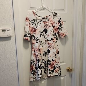 J for Justify Floral Dress - Pink and Black